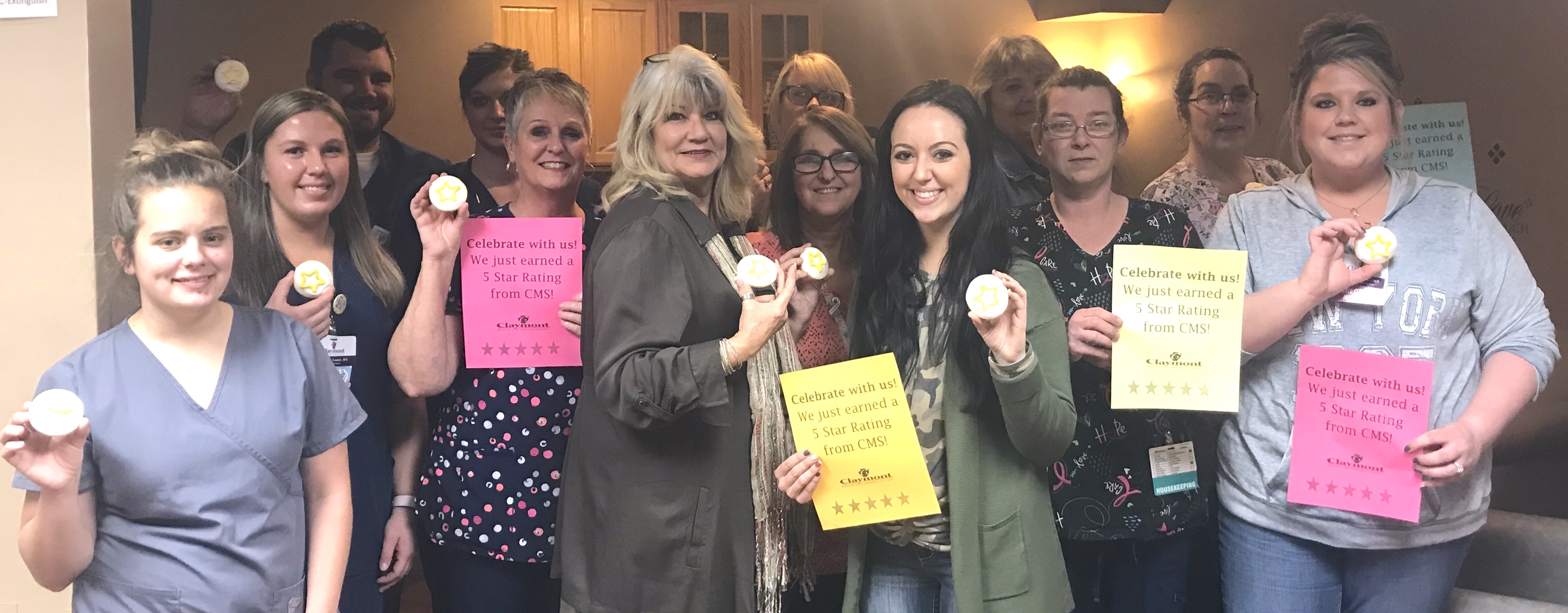 Claymont Health and Rehabilitation Receives Five Star Rating with CMS!